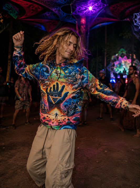 Psycho Perroos Psychedelic Hoddie