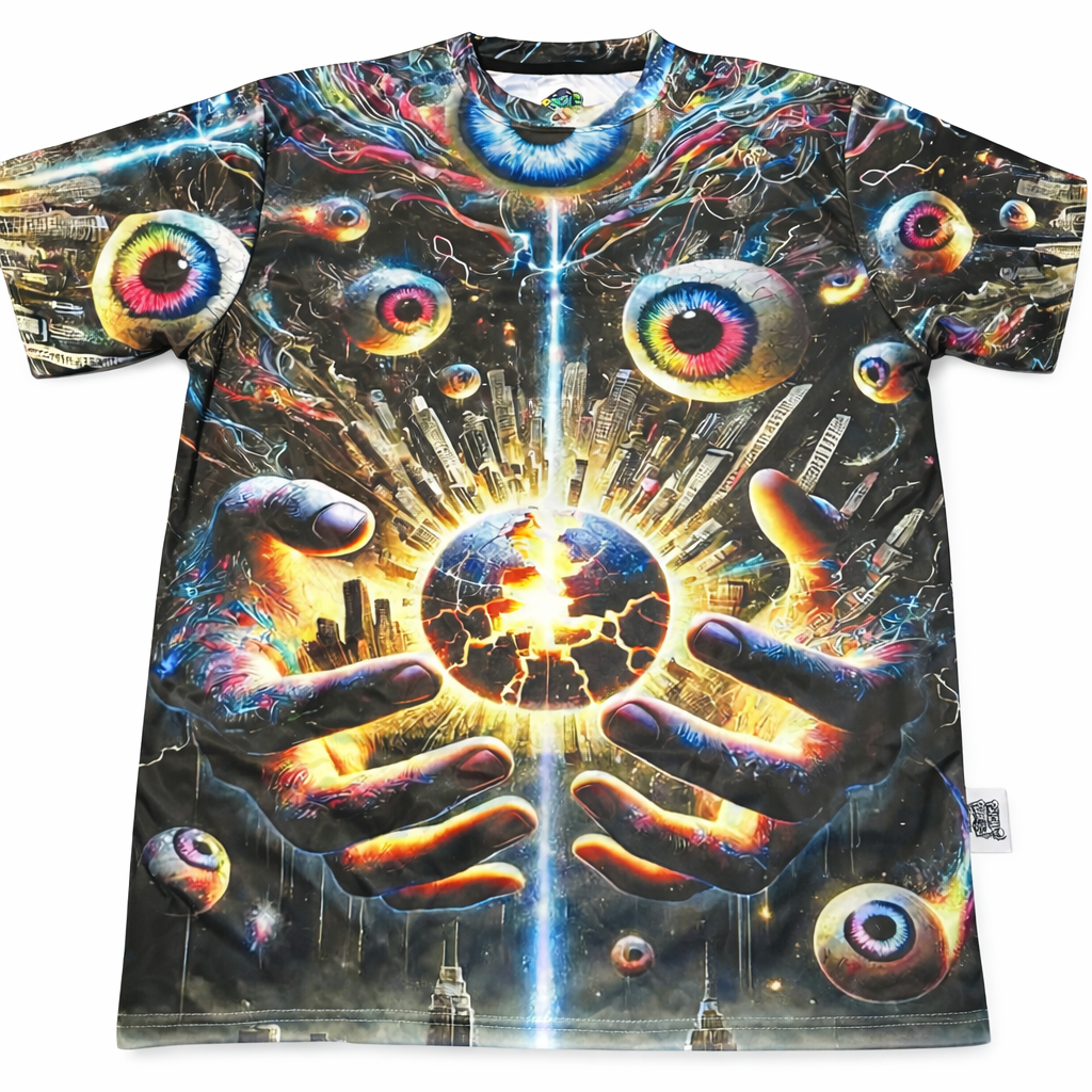 Psycho perroos Psychedelic T-shirt